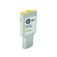 HP F9J78A originale Tintenpatrone Nr. 727 yellow, 300ml