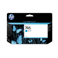 HP F9J97A originale Tintenpatrone Nr.745 cyan, 130ml