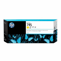 HP F9K02A cartouche d`encre originale no.745 jaune, 300ml