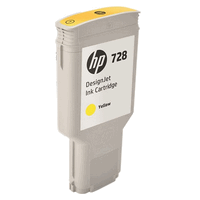 HP F9K15A originale Tintenpatrone Nr. 728 yellow, 300ml