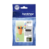 Original Brother Bundle LC-3217 4 Tintenpatronen BKCMY, 550 Seiten