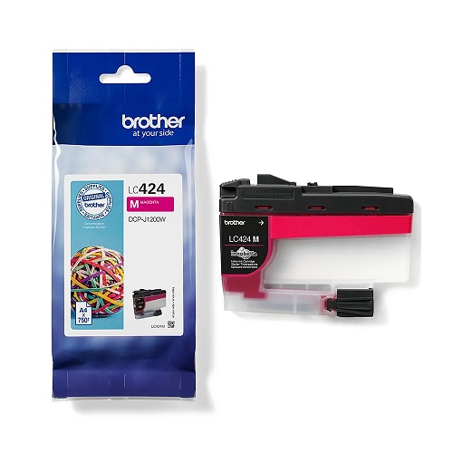 Brother LC-424M originale Tintenpatrone magenta, 750 Seiten