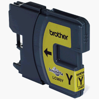 Original Brother LC-980Y Tintenpatrone yellow, 260 Seiten