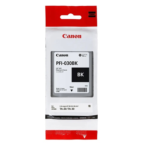 Canon PFI-030BK cartouche d`encre originale noire, 55 ml.