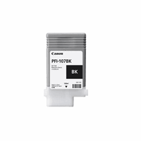 Canon PFI107BK original Tintenpatrone schwarz, 130ml