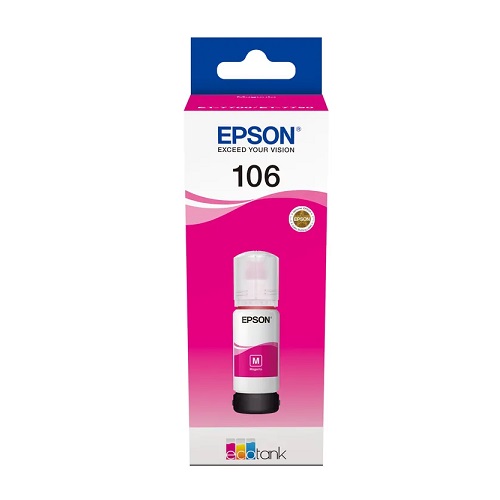 Epson T00R340 originale Tintenpatrone Nr.106 magenta, 70ml, 5000 Seiten