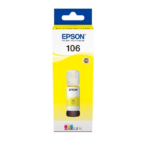 Epson T00R440 originale Tintenpatrone Nr.106 yellow, 70ml, 5000 Seiten