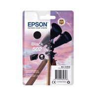 T02V140 Tintenpatrone original Epson Nr. 502 black, 4.6 ml, 210 Seiten