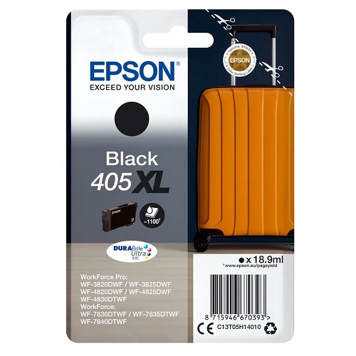 Epson T05H140 originale Tintenpatrone Nr. 405XL black, 18.9 ml, .1100 Seiten