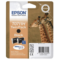 Original Epson Tintenpatrone schwarz, 2 Stck, je 11.1 ml