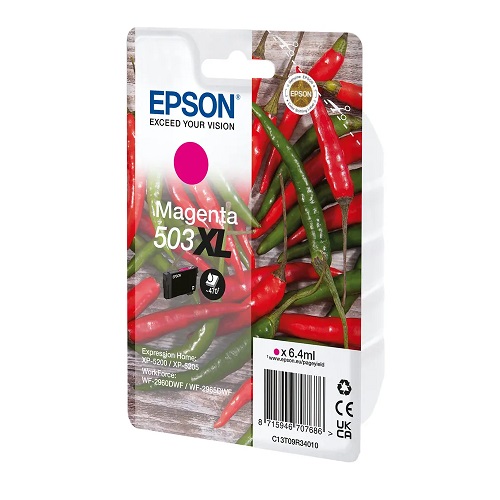 Epson T09R34010 originale Tintenpatrone Nr.503XL magenta, 6.4ml, 470 Seiten