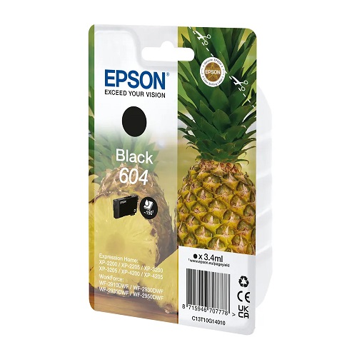 Original Epson Tintenpatrone T10G14010 schwarz, 3.4 ml, 150 Seiten