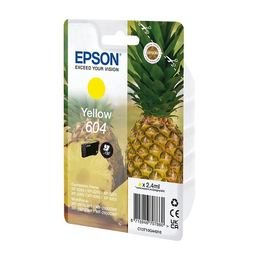 Original Epson Tintenpatrone T10G44010 yellow, 2.4 ml, 130 Seiten