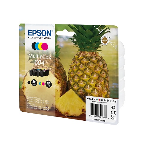 Original Epson Tintenset T10G64010 BK,C,M,Y, 3.4/2.4 ml, 150/130 Seiten