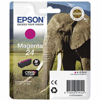 Original Epson Tintenpatrone Nr. 24 magenta, 4.6ml, 360 Seiten