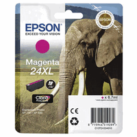 Original Epson Tintenpatrone Nr. 24XL magenta, 8.7ml, 500 Seiten