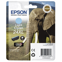 Original Epson Tintenpatrone Nr. 24XL light cyan, 9.8ml, 500 Seiten