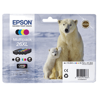 Original Epson Multipack XL BCMY, 1x500, 3x700 Seiten