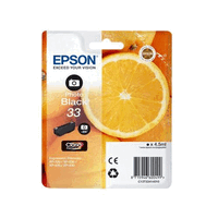 Original Epson Tintenpatrone T334140 photo black, 4.5 ml, 200 Seiten