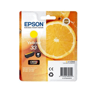 Original Epson Tintenpatrone T334440 yellow, 4.5 ml, 300 Seiten