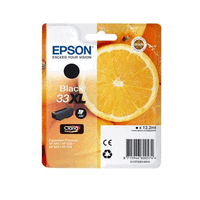 Original Epson Tintenpatrone T335140 XL black, 12.2 ml, 530 Seiten