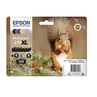 Original Epson Multipack T379840 XL BK/CMY/PCPM, 11.2/9.3/10.3 ml, 500/830 Seiten