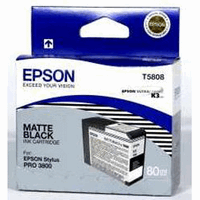 Original Epson Tintenpatrone schwarz matt, 80 ml.