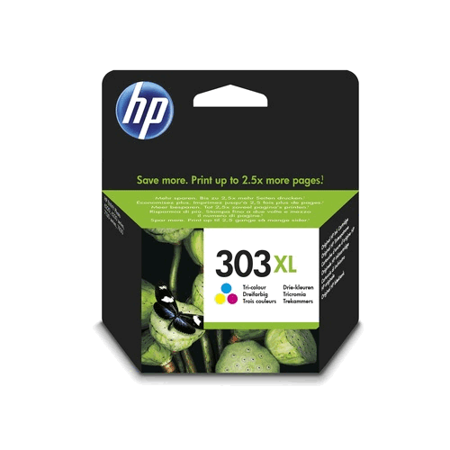 HP T6N03AE originale Tintenpatrone Nr. 303XL color, 415 Seiten