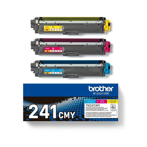 Brother TN-241CMY originalesTonerkassettenset CMY, 1400 Seiten