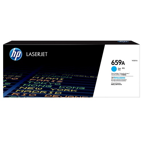 HP W2011A originale Tonerkassette Nr. 659A cyan, 13000 Seiten