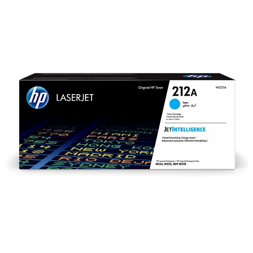 HP W2121A cartouche toner originale no. 212A cyan, 4500 pages