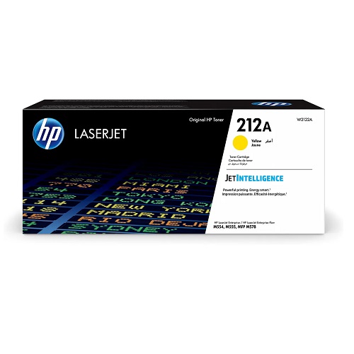 HP W2122A cartouche toner originale no. 212A jaune, 4500 pages