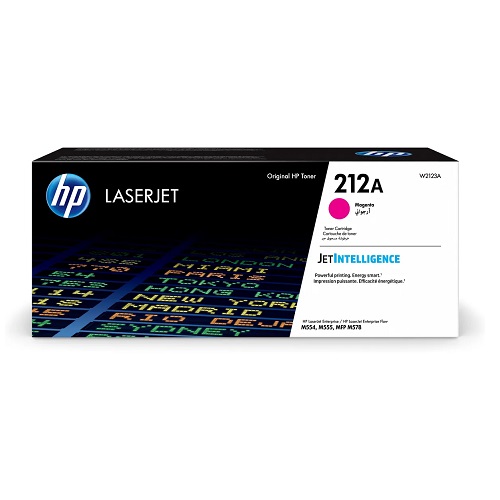 HP W2123A cartouche toner originale no. 212A magenta, 4500 pages