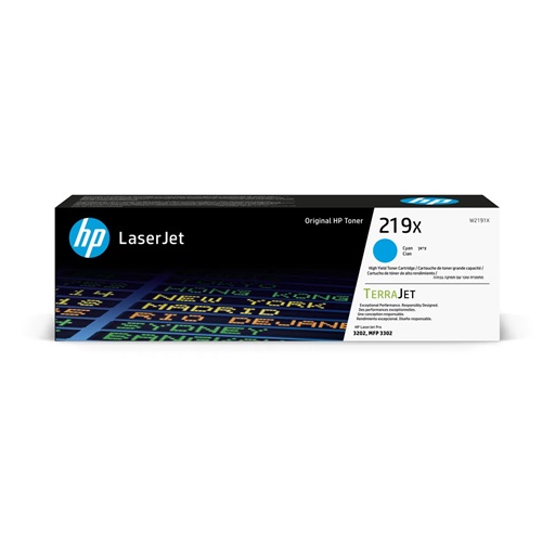 HP W2191X originale Tonerkassette Nr. 219X cyan, 2500 Seiten