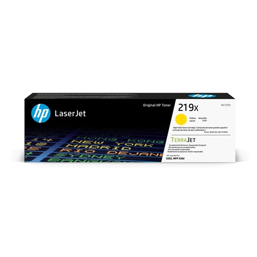 HP W2192X originale Tonerkassette Nr. 219X yellow, 2500 Seiten