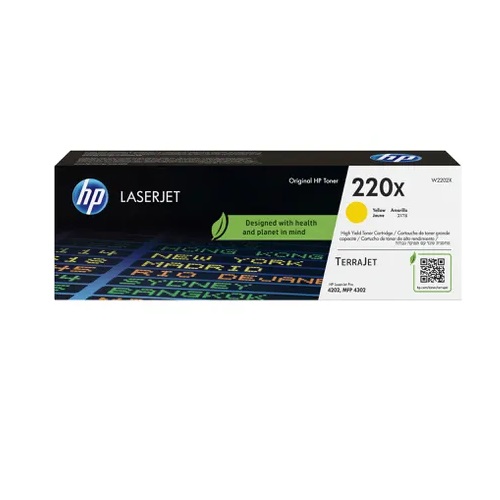 HP W2202X originale Tonerkassette Nr. 220X yellow, 5500 Seiten