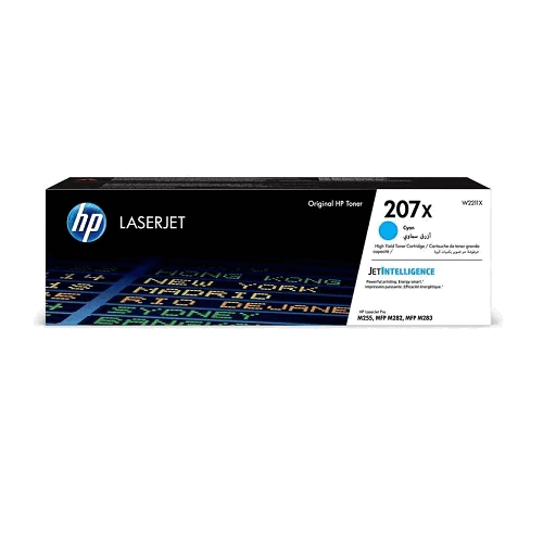 HP W2211X originale Tonerkassette Nr. 207X cyan, 2450 Seiten