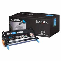 Original Lexmark Toner Cartridge cyan, 10000 Seiten