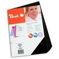 Deckbltter 250 g/m2, A4, schwarz, 100 Blatt PB100-02