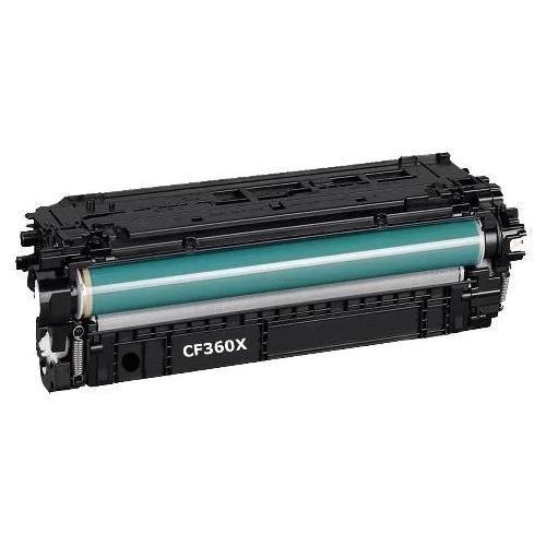 HP CF360X kompatible Tonerkassette Nr.508X black, 12500 Seiten