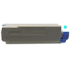 Oki 44315307 (C610) cartouche toner compatible cyan, 6000 pages