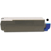 Oki 44315308 (C610) cartouche toner compatible noire, 8000 pages