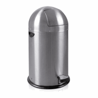 Poubelle  pdale 33 litres en acier inoxydable